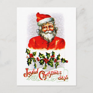 Feierliche Weihnachtstage Feiertagspostkarte