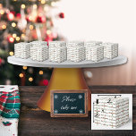 Feierliche Weihnachtstypografie Geschenkschachtel<br><div class="desc">"Festive Red Green Typografy Christmas Favor Box" - eine Mischung aus klassischen und Retro-Rot und Grün Farben mit lustigen Typografie und Mustern. Dieses vielseitige Design eignet sich perfekt für Weihnachtskarten,  Geschenkpackungen,  Geschenke und Feiertage-Wohngestaltung. Für Kundenanfragen oder Kundenanfragen wenden Sie sich bitte an remidevandesigns@gmail.com. RemideVan©</div>