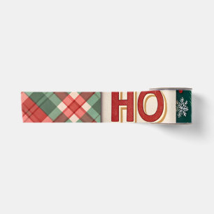 Feierliche Weihnachtstypografie-Muster für das Wra Satinband