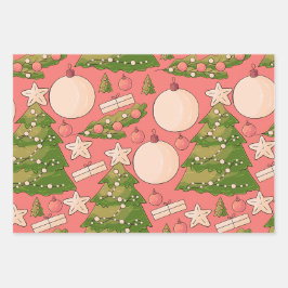 Feierliche Wraps für glückliche Momente Geschenkpapier Set