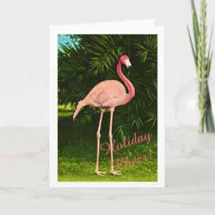 Feierlicher Flamingo Karte