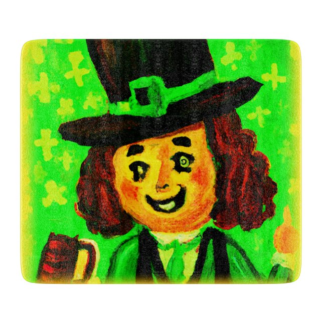Feierlicher St. Patrick's Day. Jetzt kaufen Schneidebrett (Vorderseite)