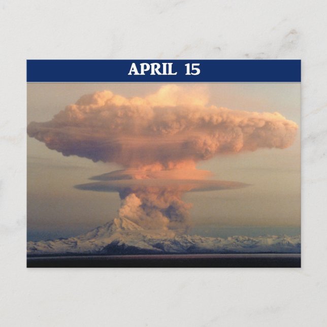 Feierlicher Steuertag für Deckung Postkarte (Vorderseite)