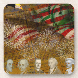 Feierlicher Unabhängigkeitstag Getränkeuntersetzer