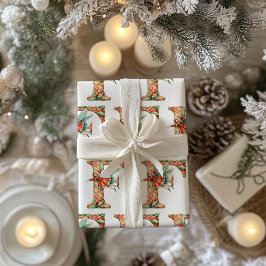 Feierlicher Weihnachtsbrief Geschenkpapier