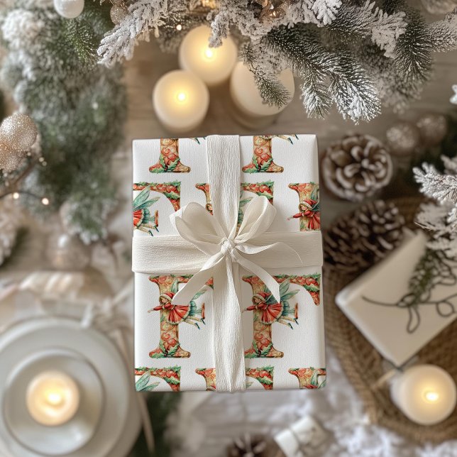 Feierlicher Weihnachtsbrief Geschenkpapier (Von Creator hochgeladen)