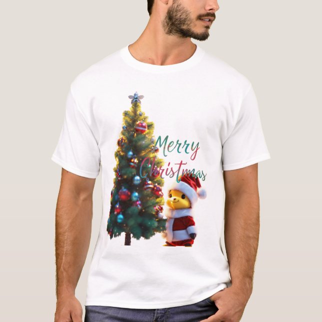 "Feierlicher Weihnachtsfest: Feiern Sie im Stil!" T-Shirt (Vorderseite)