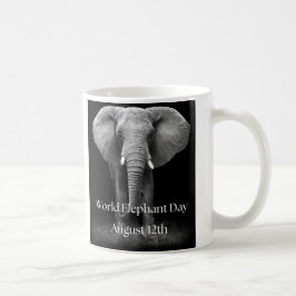 Feierlicher Weltleitentag: Majestic Design Kaffeetasse