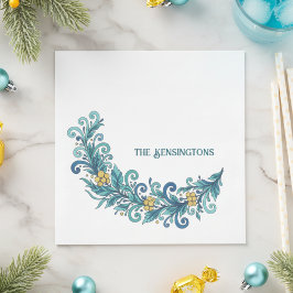 Feierlicher Wreath Swag Holiday Serviette