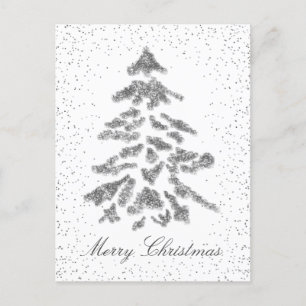Feierliches Elegant Silver Frohe Weihnachten