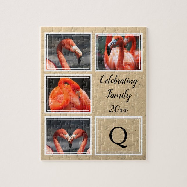 FEIERLICHES FAMILIENFoto Anpassbarer Sake (Vertikal)