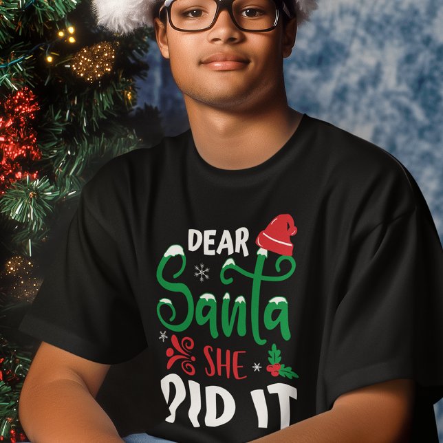 Feierliches Funny Red Green Weihnachtsangebot T-Shirt (Von Creator hochgeladen)