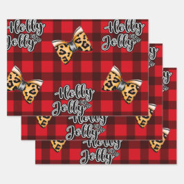 Feierliches Geschenk Wrap für den Urlaub Geschenkpapier Set