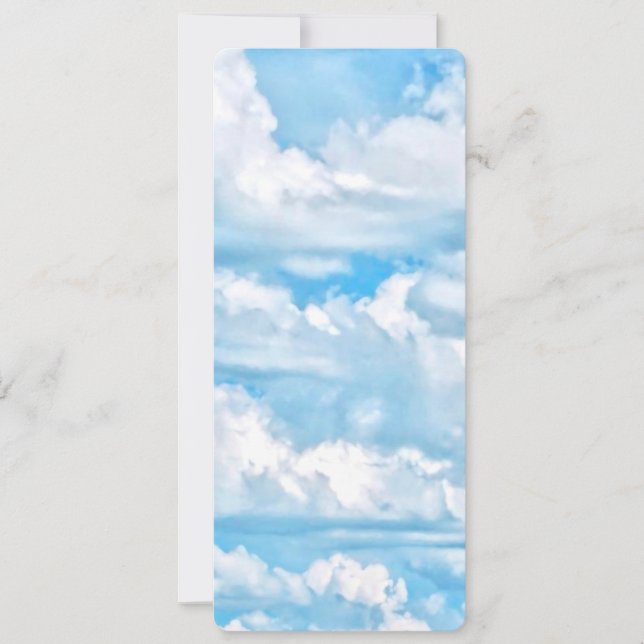 Feierliches Glück - Hintergrund sonnige Wolken (Vorderseite)