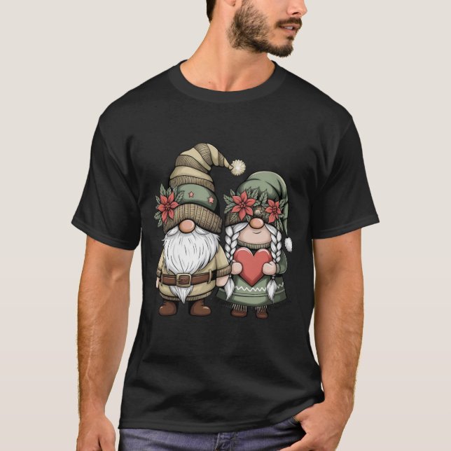 Feierliches Gnome-Lächeln T-Shirt (Vorderseite)