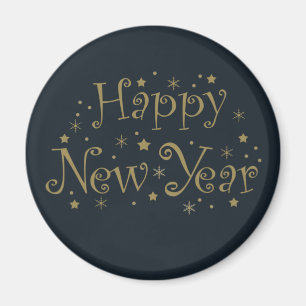 Feierlichkeiten für das neue Jahr Magnet