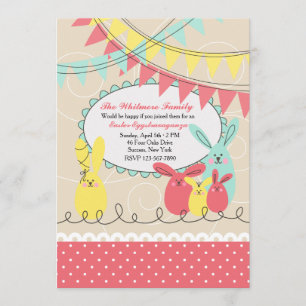 Feierlichkeiten zu Ostern Einladung