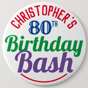 Feierlichkeiten zum 80. Geburtstag Button