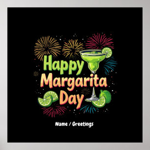 Feierlichkeiten zum Margarita-Tag Poster
