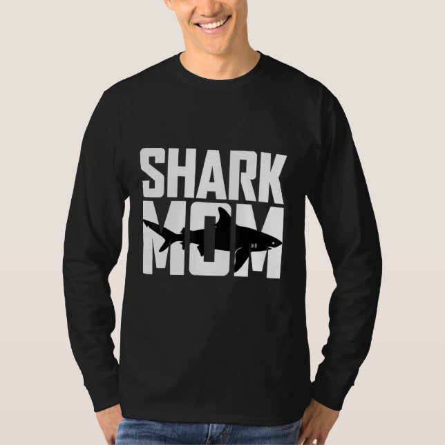 Feierlichkeiten zum Muttertag der Besten Haifisch- T-Shirt (Vorderseite)