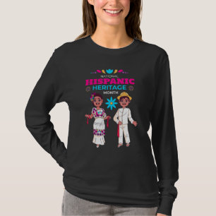 Feierlichkeiten zum nationalen hispanischen Erbe T-Shirt