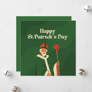 Feierlichkeiten zum St. Patrick's Day Feiertagskarte