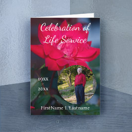 Feierlichkeiten zum Thema "Life & Service Agenda" Karte
