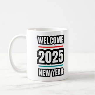 Feiern 2025 Neujahrsplanung Kaffeetasse