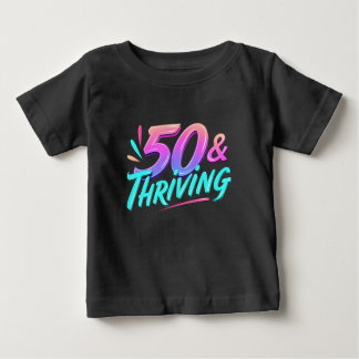 Feiern 50. & 3. Geburtstag Baby T-shirt