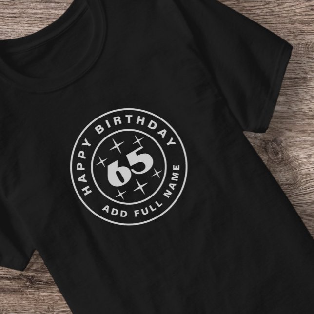 Feiern 65 Jahre Glücklicher Geburtstag T - Shirt (Von Creator hochgeladen)