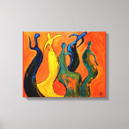 Feiern Abstrakt Leinwanddruck