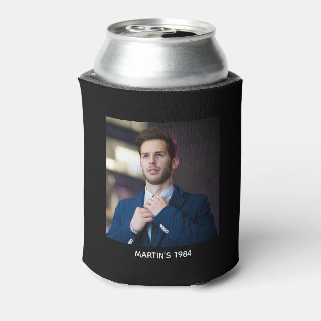 Feiern bis 40. Geburtstag Elegant Funny Black Dosenkühler (Kanne Rückseite)