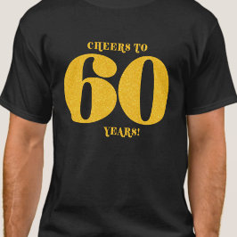 Feiern bis 60 Jahre Sechzigster Geburtstag T-Shirt