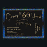 Feiern bis 60 Jahre Überraschung Geburtstag Gold & Einladung<br><div class="desc">Mit zwei markanten Schriftart habe ich Grafiken für Ihre Ankündigung erstellt und sie mit einem Imitat-Metallic-Goldeffekt für ein festliches Ambiente verziert. Obwohl jedes Teil auf den Anzug Ihrer Bedürfnisse verschoben werden kann, lautet der Header "Cheers to 60 Years!" und "Überraschendes Party". ("Überraschung" kann entfernt werden, wenn Ihr Party nicht vorhanden...</div>