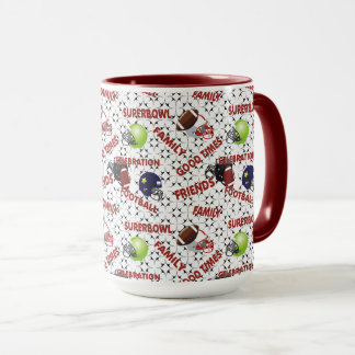 Feiern der American Football Time Tasse