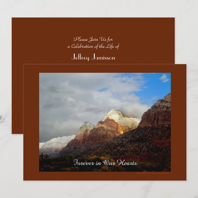 Feiern der Einladung zum Leben, Berge, Wolken (Vorne/Hinten)