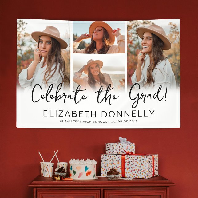 Feiern der Grad Foto Graduation Party Banner (Von Creator hochgeladen)