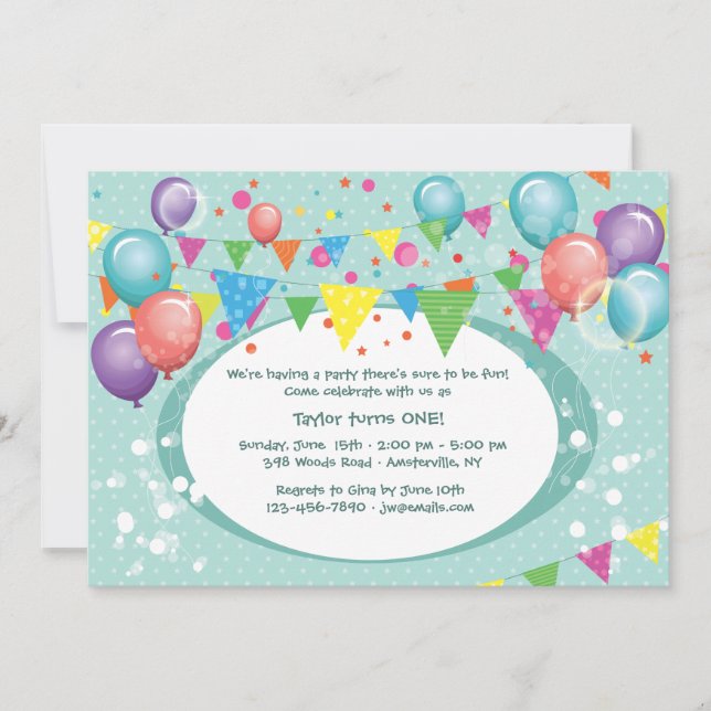 Feiern der guten Zeiten Einladung (Vorderseite)