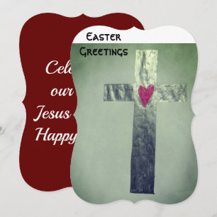 Feiern der Jesus Osterflatkarte