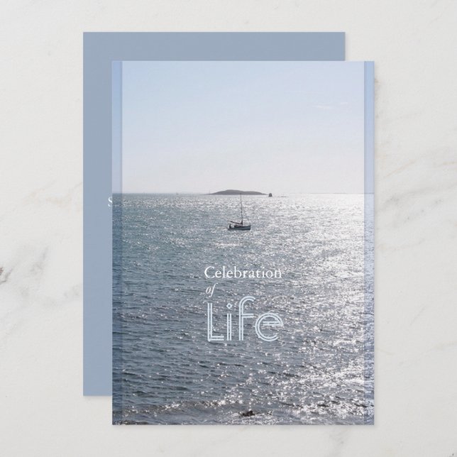 Feiern der Lebensaison 3 Einladungen (Vorne/Hinten)