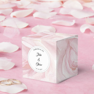 "Feiern der Liebe" rosa Rosen Geschenkschachtel