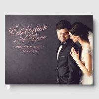 Feiern der Liebe Rose Gold Hochzeit Foto
