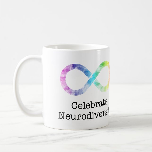 Feiern der Neurodiversen Tasse (Links)