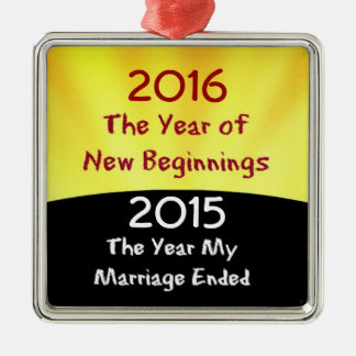 Feiern der Scheidung Ornament Aus Metall