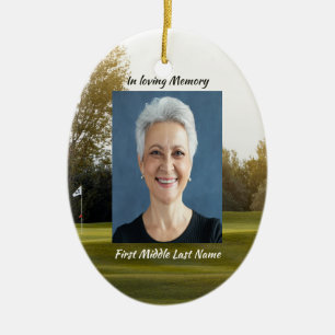 Feiern des Golfkurses von Life Keepake Keramik Ornament