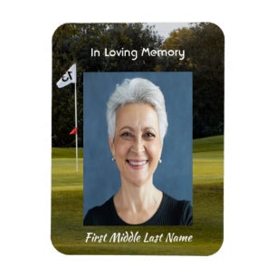 Feiern des Golfkurses von Life Keepake Magnet