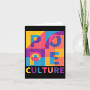 Feiern des US-Papstes Pop Art & amp; Culture Karte