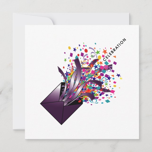 Feiern Einladung (Vorderseite)