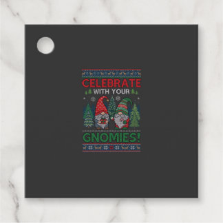 Feiern Gnomies Weihnachten Gnome Bäume Rentiere Geschenkanhänger