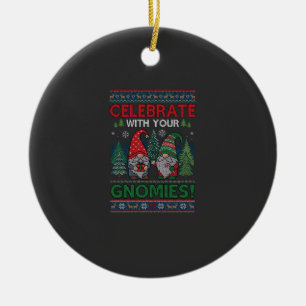 Feiern Gnomies Weihnachten Gnome Bäume Rentiere Keramik Ornament